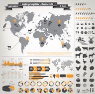 Infographic elements -agriculture and food N2