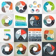 Business circle infographic diagram with options N2
