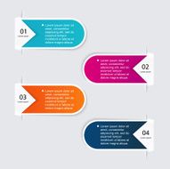 Vector colorful info graphics for your business presentations N29