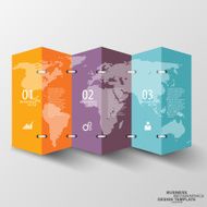 Abstract 3D digital Infographic N2