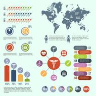 Medical healthcare infographic