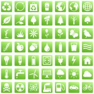 Vector Set of Ecologic Icons N10