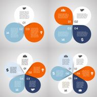 Infographic diagram steps 3 4 5 6 options