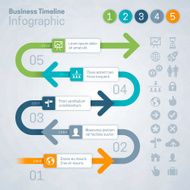 Timeline Arrows Infographic N2