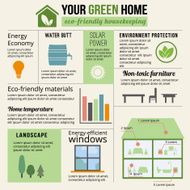 Eco-friendly home infographic N2