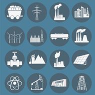 Set 16 fuel and energy icons N2