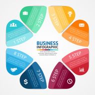 Circle infographic Diagram graph presentation N3