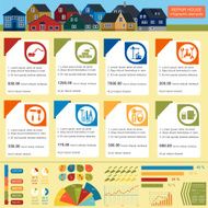 House repair infographic set elements N3
