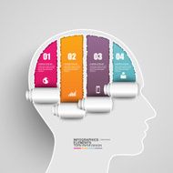 Infographics vector design template N17