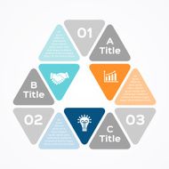 Modern vector infographic for business project