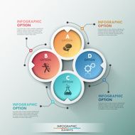 Modern infographics options banner N231