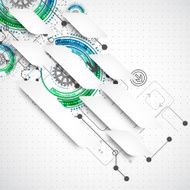 abstract technological background vector illustration N5