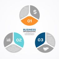 Modern vector info graphic for business project N13