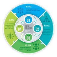 Four step infographic N2