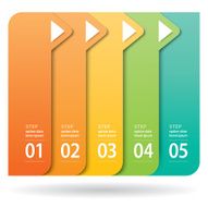 Retro cut paper menu