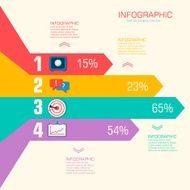 Business flat infographic template with text fields N10