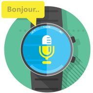 French voice command in Smart Watch