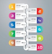 Infographic design vector N10