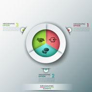 Modern infographics options banner N233