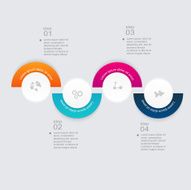 Vector colorful info graphics for your business presentations N32