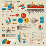 Flat UI Infographic Elements - Complete Set