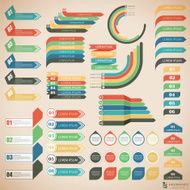 Set elements of infographics N18