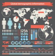 Demographic infographic elements N2