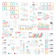 Line UI Infographic Elements - Complete Set