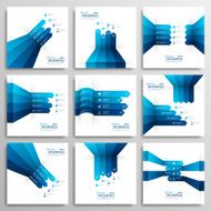 Set of Modern Infographics Elements N7