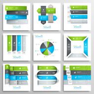 Set of Modern Infographics Elements N8