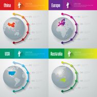Infographics vector design template N22