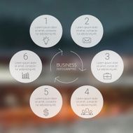 Circle infographic diagram graph presentation chart