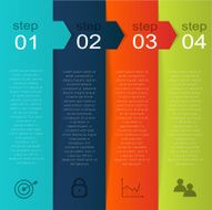 Vector colorful info graphics for your business presentations N33