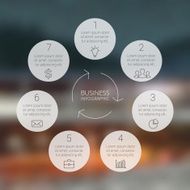 Circle infographic diagram graph presentation chart N2