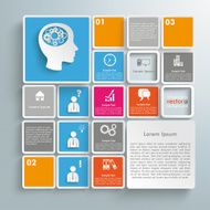 Mosaic Infographic Brainstorming