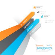 Abstract modern infographics template design