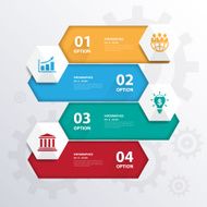 Design step number banners graphic or website Vector EPS10