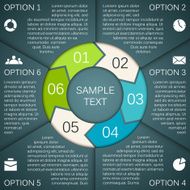 Circle arrows infographics diagram graph N2
