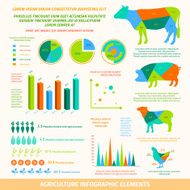 Agriculture infographic elements N2