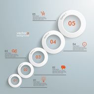 Circles Growth 5 Options Infographic