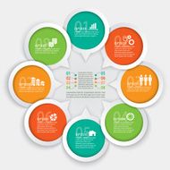 Geometric Infographic Element