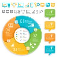 Cyberspace Infographic Icon Set