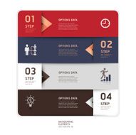 Modern business Infographics data template