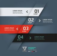 Modern Infographics banner template N4