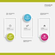 Comparative chart with templates for presentation N5