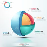 Modern infographics options banner N234