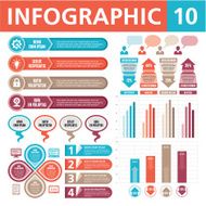 Set of elements for creative infographics