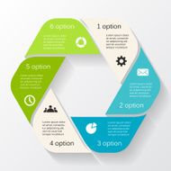 Modern vector info graphic for business project N20