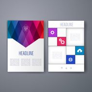 Templates Design Set of Web Mail Brochures Mobile Technology Infographic N17