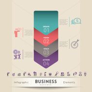 Business Strategy Concept Graphic Element